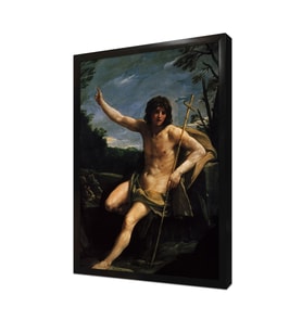 John The Baptist Saint Çerçeveli Mdf Tablo