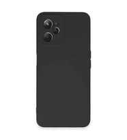 Realme C35 Kılıf Nano İçi Kadife Silikon - Siyah