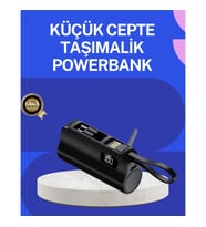 Mey İthalat® PD 20W Hızlı Şarjlı Kablolu Kablosuz Kullanım Powerbank