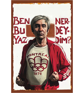 Yeşilçam Temalı Retro Ahşap Poster