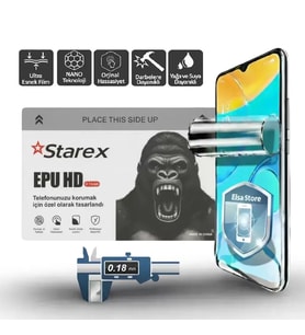 Xiaomi 18 PRO MAX Uyumlu NANO Ekran Koruyucu Ultra İnce EPU - 0.18 mm HD STAREX