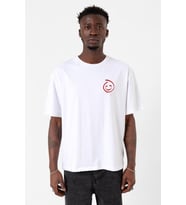 The Mentalist Red John Pocket Beyaz Erkek Oversize Tshirt