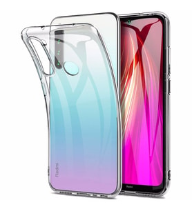 Xiaomi Redmi Note 8 Kılıf Şeffaf Silikon Tam Koruma Hibrit