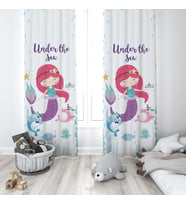 Çocuk Odası Dijital Baskılı 135x260cm Tek Kanat Fon Perde Model 00035