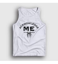Presmono Unisex Beyaz Acknowledge Me Wwe Roman Reigns Atlet 451583tt (Beyaz)
