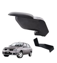 Renault Symbol 2007 Delmesiz Çelik Ayaklı Siyah Kolçak Kol Dayama