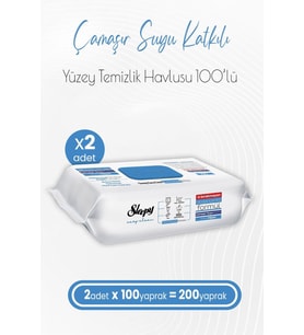 Sleepy Easy Clean Çamaşır Suyu Katkılı Yüzey Temizlik Havlusu 100 x 2 Adet 