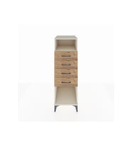 Kronos Dolap Tek Raflı 4 Çekmeceli 44x59x134 Aytaşı-Çam