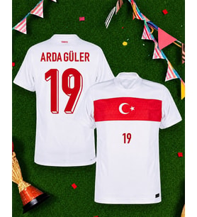 Türkiye Euro 2024 Barış Alper Yılmaz yetişkin Forması beyaz h