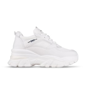M.p 241-1663 Poli Hafif Taban Bağcıklı Kadın Sneaker BEYAZ