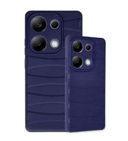 Xiaomi Redmi Note 13 Pro 4g Kılıf Bibercas Silikon Kapak - Lacivert