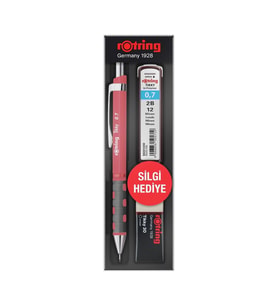 Rotring Tikky Okul Seti Uç+ Silgi Hediyeli Versatil Seti 0.7 MM Uçlu Kalem Gül Kurusu