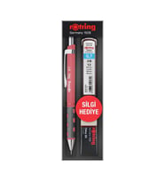 Rotring Tikky Okul Seti Uç+ Silgi Hediyeli Versatil Seti 0.7 MM Uçlu Kalem Gül Kurusu