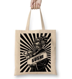 Sushi Bez Çanta Uzun Saplı