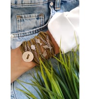 Süet Wrap Bileklik