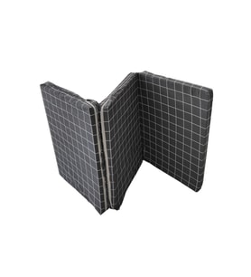Katlanır Yer Yatağı Sünger Yatak Gri Pano 80x180 Cm-6 Cm Tek Kişilik