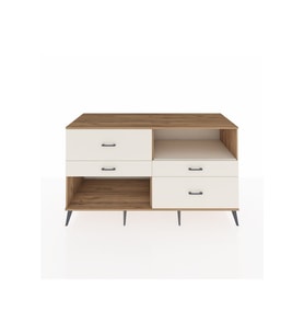 Kronos Konsol Tek Raflı 4 Çekmeceli  176x59x99 Çam-Aytaşı