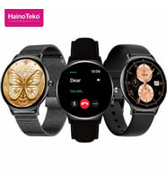 ScHitec Watch Ultra 5 Amoled Ekran Super Slim Tasarım WaterProof 3 Kordonlu Akıllı Saat Titanyum Siyah Teko5