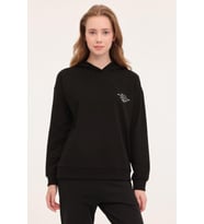 Lumberjack WB ANNA 17CT1179 4PR 101783869 Kadın Sweatshirt Siyah XS-XL