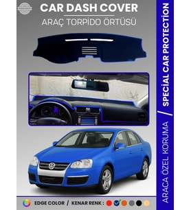 VOLKSWAGEN JETTA (2007-2011) Torpido Örtüsü Ön Göğüs Koruma Tam Uyum Çatlamayı Önler