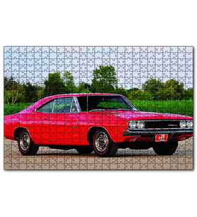 Cakapuzzle Dodge Charger 500 Otomobil Görsel  Puzzle Yapboz MDF (Ahşap) (120 Parça)