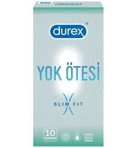 Durex Yok Ötesi Slim Fit Prezervatif 10'lu