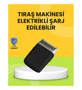 Mey İthalat® Sessiz, Güçlü ve Şık: Erkeklere Özel Şarjlı Tıraş Makinesi