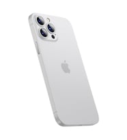 Vendas iPhone 13 Pro Max Uyumlu Wing Serisi Ultra Thin 0.4mm ince Sert Silikon Kılıf (Beyaz)