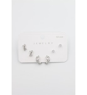 Northcity Çoklu Set Küpe - Gümüş