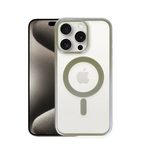Iphone 15 Pro Kılıf Erozi Magsafe Kapak - Gri