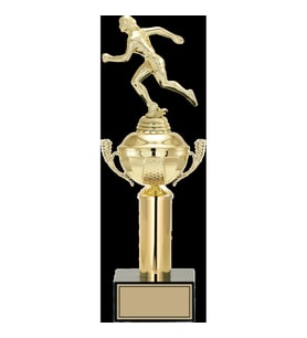 ODAK KUPA - Figürlü Kupalar - Atletizm Kadın Figürlü Kupalar FG-048 B - 42 cm