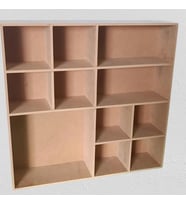 Hobi ADN 90355 MODEL Kupa Şişe Kavanoz Koyma Rafı Ahşap MDF HAM El Yapım