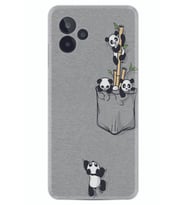General Mobile GM 24 Pro Kılıf Silikon Desen Özel Seri Pandalar 1798