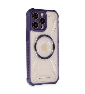 İphone 13 Pro Max Kılıf Prag Magneticsafe Kapak - Derin Mor