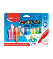 Maped Color'Peps Mini Jumbo Keçeli Kalem 12 Renk 846612