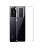 Huawei P40 Kılıf Zore Şeffaf İnce ve Esnek Süper Silikon Kılıf (Renksiz)