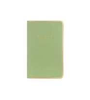 Victoria's Journals Monaco Vegan Deri Sert Kapak 13x21 96 Yaprak Çizgili Defter Açık Yeşil 123-0231