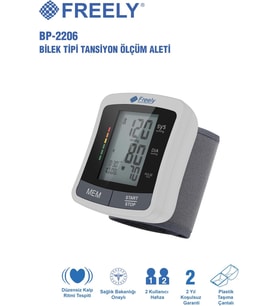 Dijital Tam Otomatik Tansiyon Aleti, Jumbo LCD Ekran, 2x60 Kayıt Hafızalı