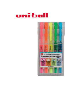 Uni-Ball Fosforlu Kalem Promark Eye Cep Tipi 5 Li USP-105 5C (Karışık)