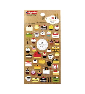 Bigpoint Sticker Yaldızlı Pastalar x 15 Adet
