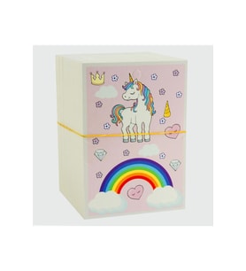 3'lü Unicorn Bileklik Kartı (Pembe)
