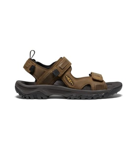 Keen 1022423 Targhee III Open Toe Sandal M Bison/Mulch Erkek Sandalet (KAHVE)