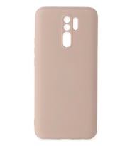 Newface Xiaomi Redmi 9 Kılıf Nano içi Kadife Silikon - Pudra