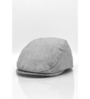 Erkek Siyah Kasket Cotton Irish Flat Cap Şapka