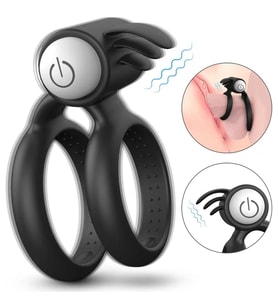 Nightcrawler Klitoris Uyarıcı Vibrator Güçlü Titreşimli Testis Halkalı Penis Yüzüğü