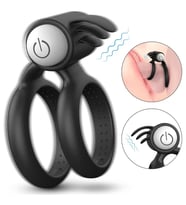 Nightcrawler Klitoris Uyarıcı Vibrator Güçlü Titreşimli Testis Halkalı Penis Yüzüğü