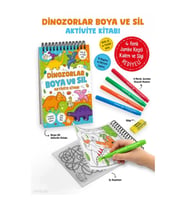Dinozorlar – Boya ve Sil Aktivite Kitabı