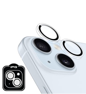 iPhone 14 / 14 Plus için IPG ProLENS Şeffaf Kamera Lens Koruma, HD Görünümlük, Temperli Cam, Çizilmez Lens Kapağı
