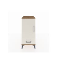 Kronos Komodin 3 Raflı Tek Çekmeceli Tek Kapaklı 44x59x96 Çam-Aytaşı