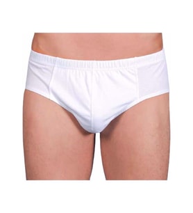 BERRAK 1050 Erkek Slip külot 6'Lı Paket  (Beyaz)